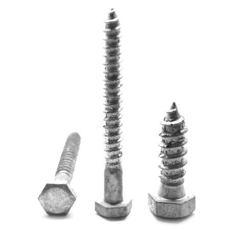 Hex Lag Screw 5/16 inch-9 x 3 inch Low Carbon Steel Hot Dip Galvanized Pk 100 J1120