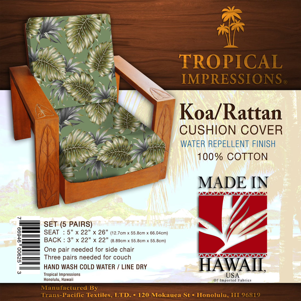 Sage Cushion Cover Set of 5 J319623
