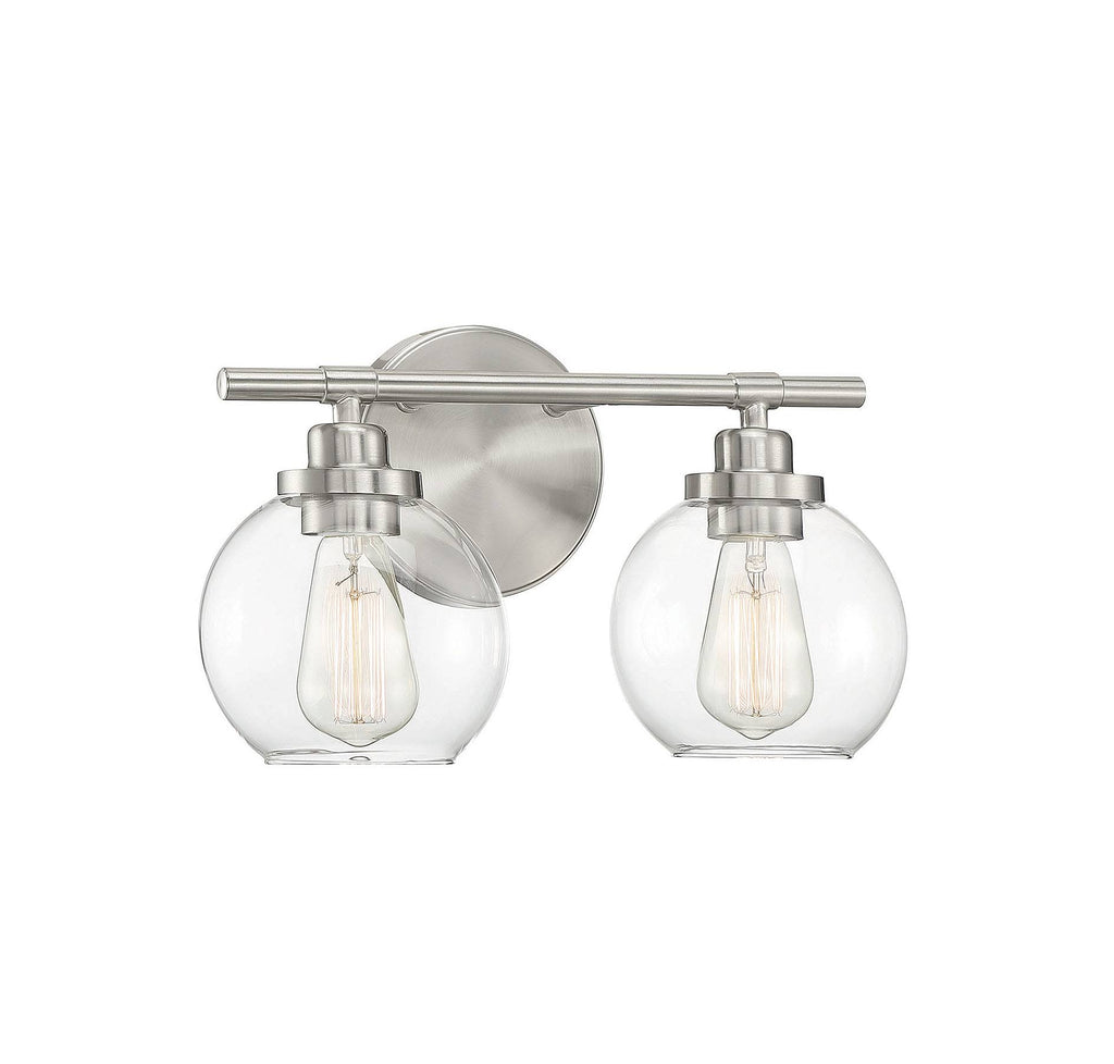 Satin Nickel 2 Light Bath G116