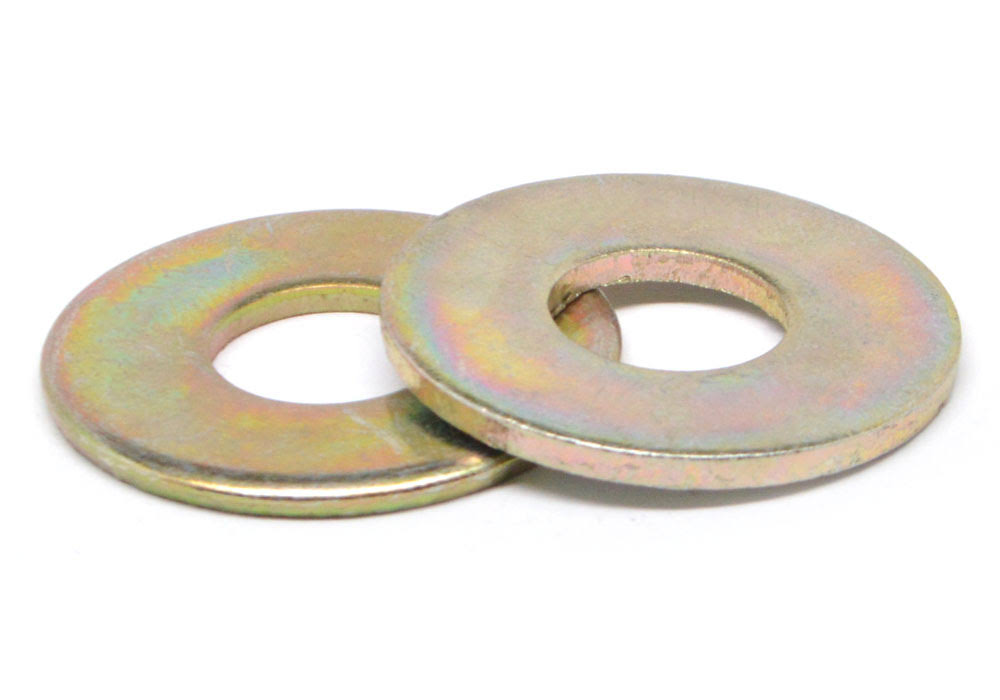 Flat Washer USS Pattern Low Carbon Steel Yellow Zinc Plated F105