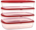 BPA-Free Plastic Food Storage Container 1-1/2 Gal (4-Pack) N5910