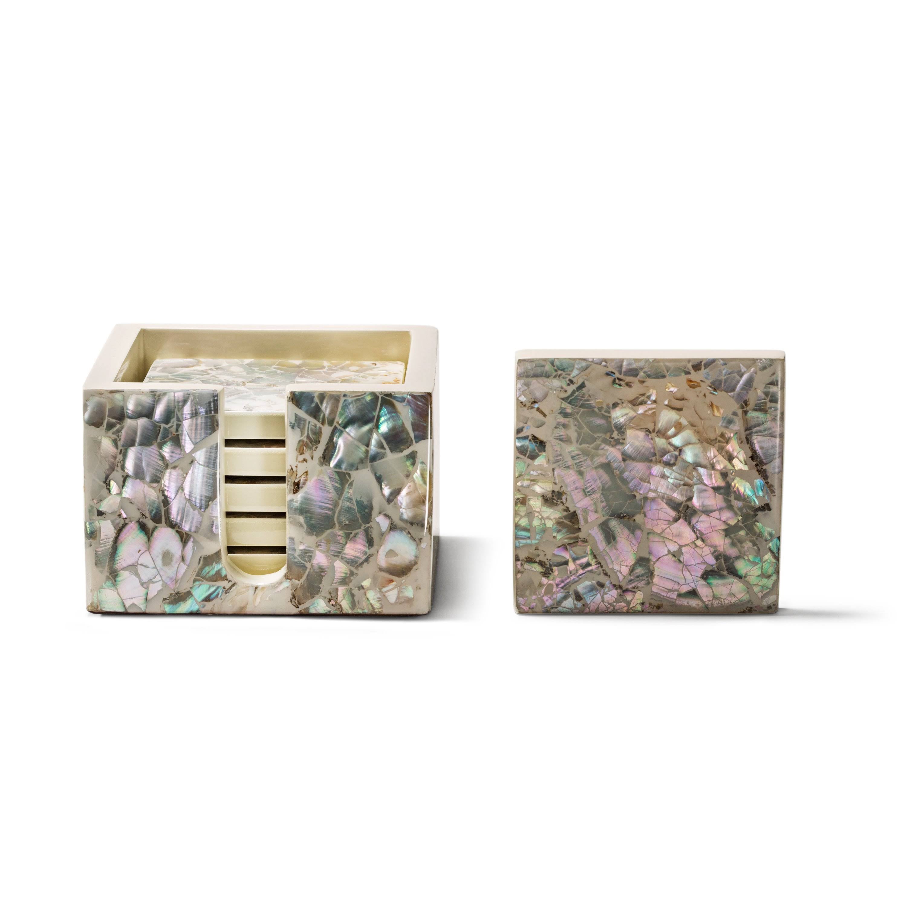 4-Piece Natural Coaster Set C538