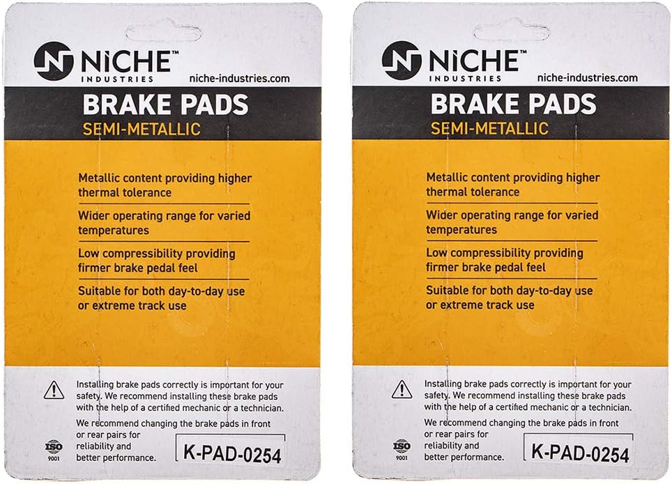 Brake Pad Set Semi-Metallic Pack of 2 Z654