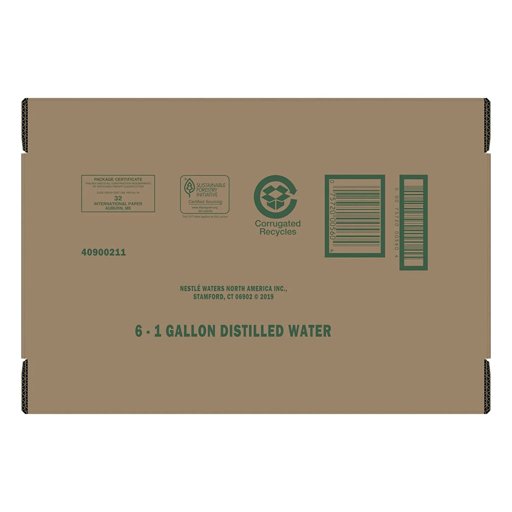 1 Gallon Poland Spring Distilled Water, 6 per case I735