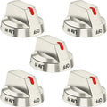 Stainless Steel Range Oven Control Dial Knob (5pcs) X2125
