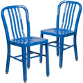 Blue Metal Outdoor Dining Chair (Set of 2) C269755