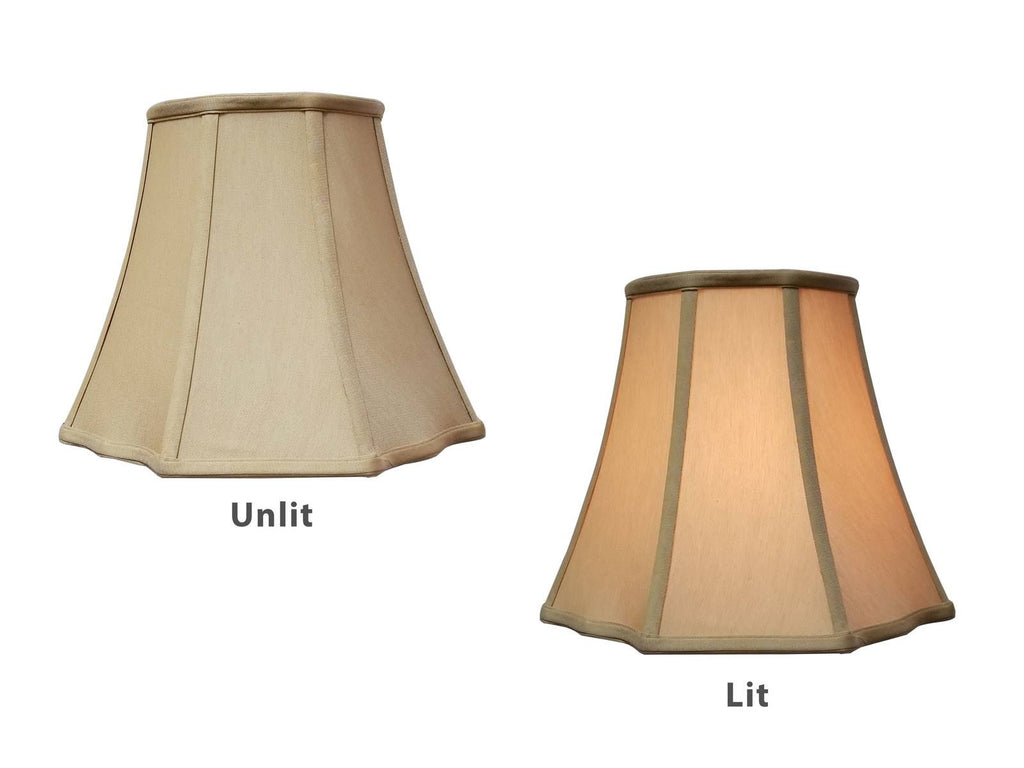 Antique Gold Lamp Shade, 11 x 20 x 14 R4841