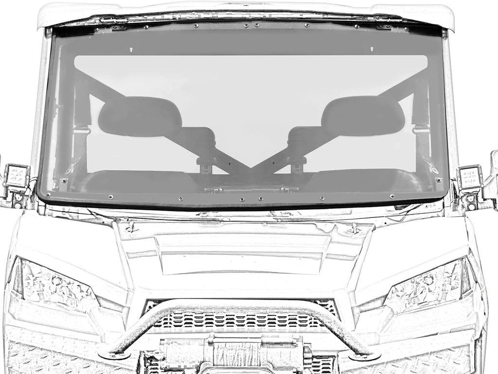 Full Flip Windshield for Polaris Ranger XP 900 & 900 Crew K40434
