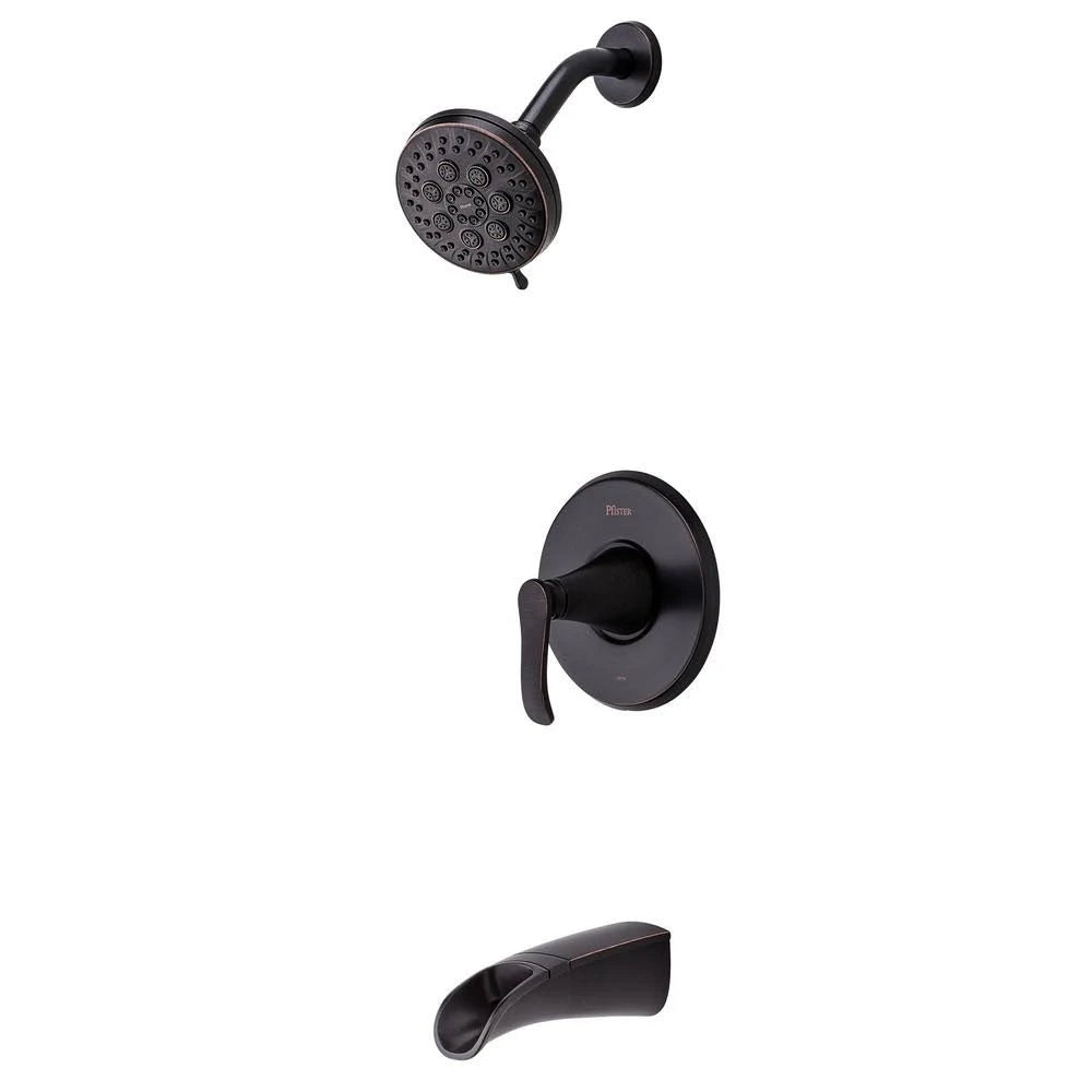 Tub and Shower Faucet in Tuscan Bronze D9080