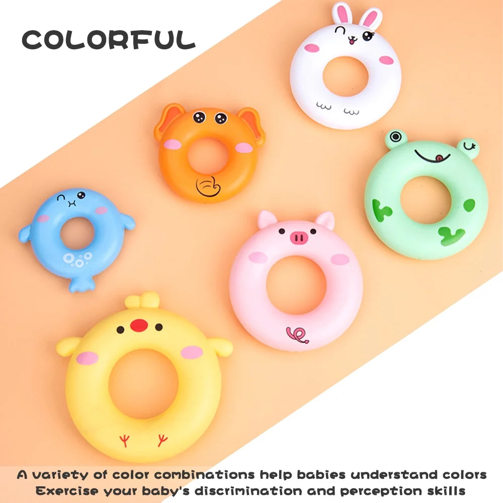 7 Rings Baby Stacking & Nesting Toys Montessori Baby Blocks A54156
