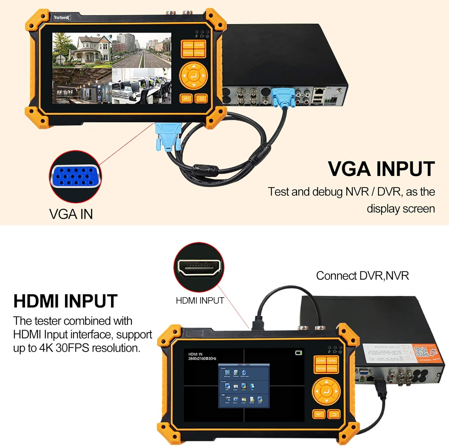 5 inch TFT-LCD CCTV Tester Camera Monitor G242564