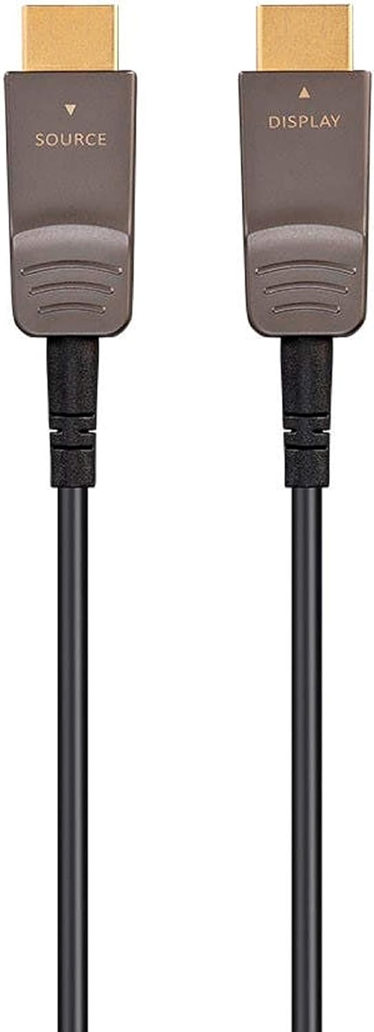 Ultra High Speed HDMI Cable 50 Feet Black Fiber Optic I9789
