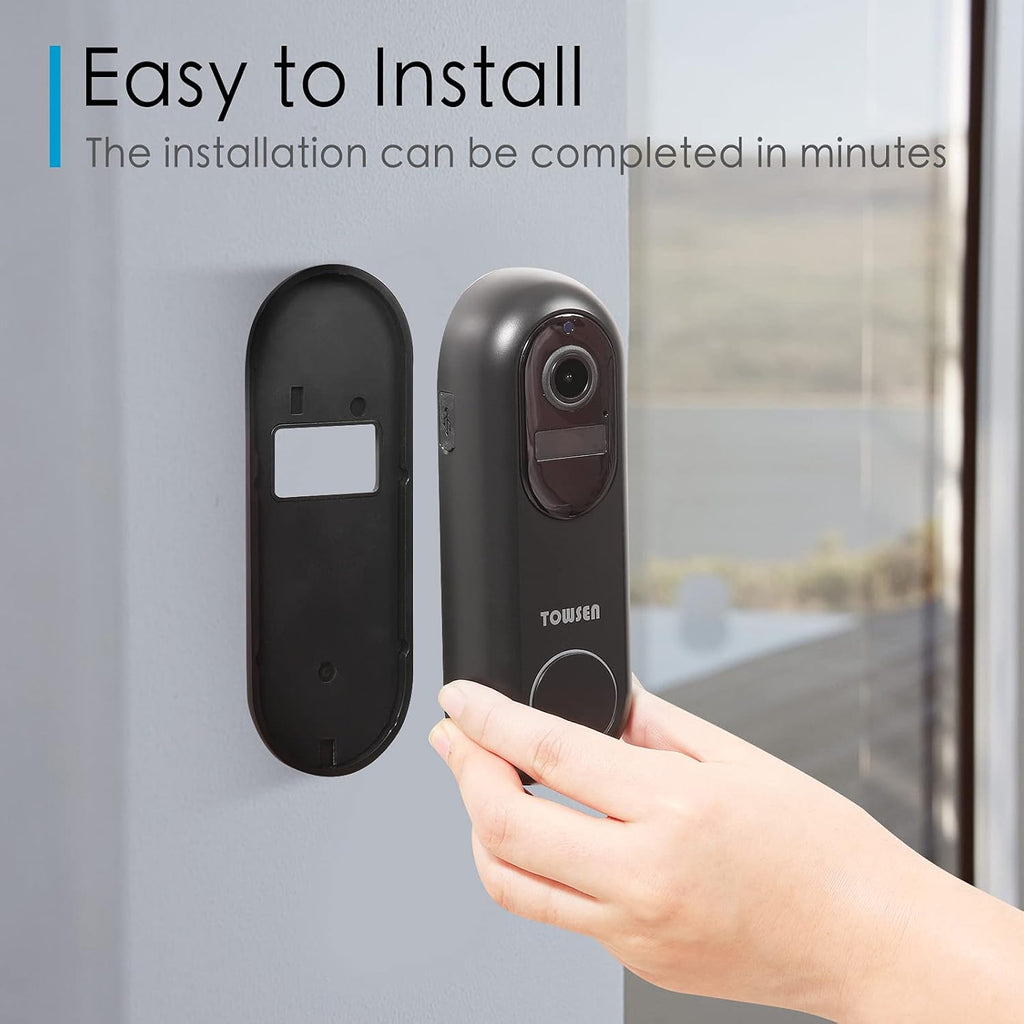 2 Pack Video Doorbell Camera with Chime Y60797