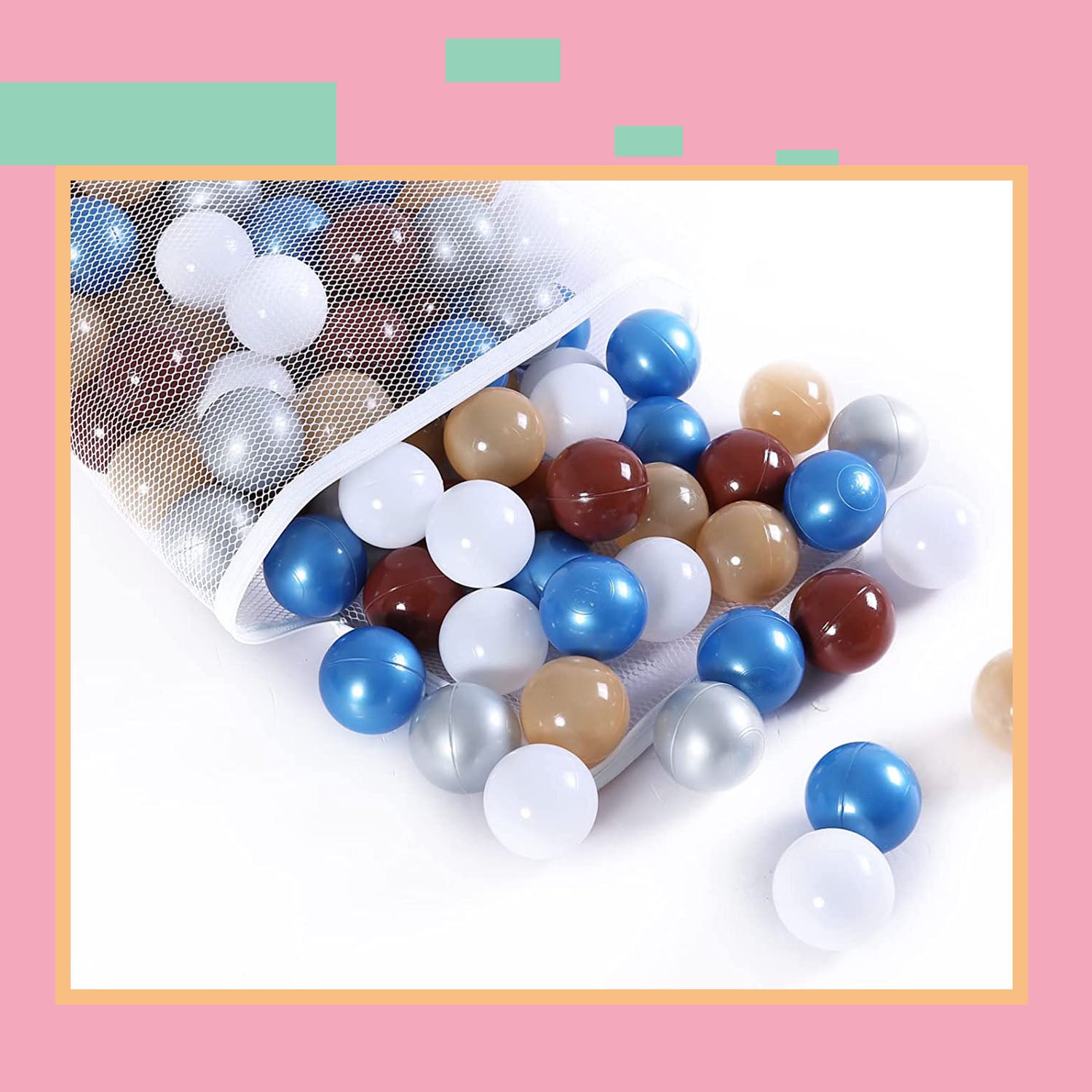 Plastic Ball, Pack of 100 W727