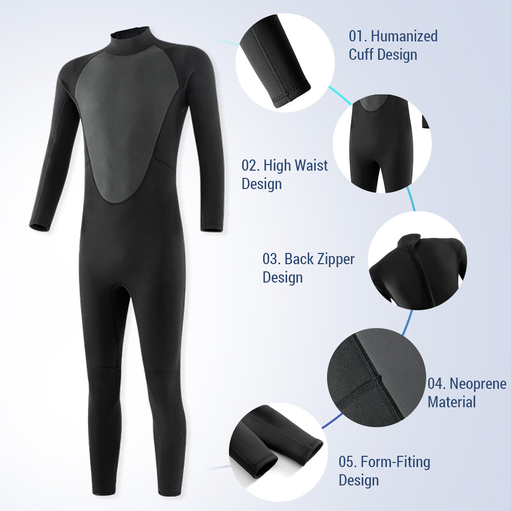 Long Sleeve Thermal Rash Guard Wetsuit O45542