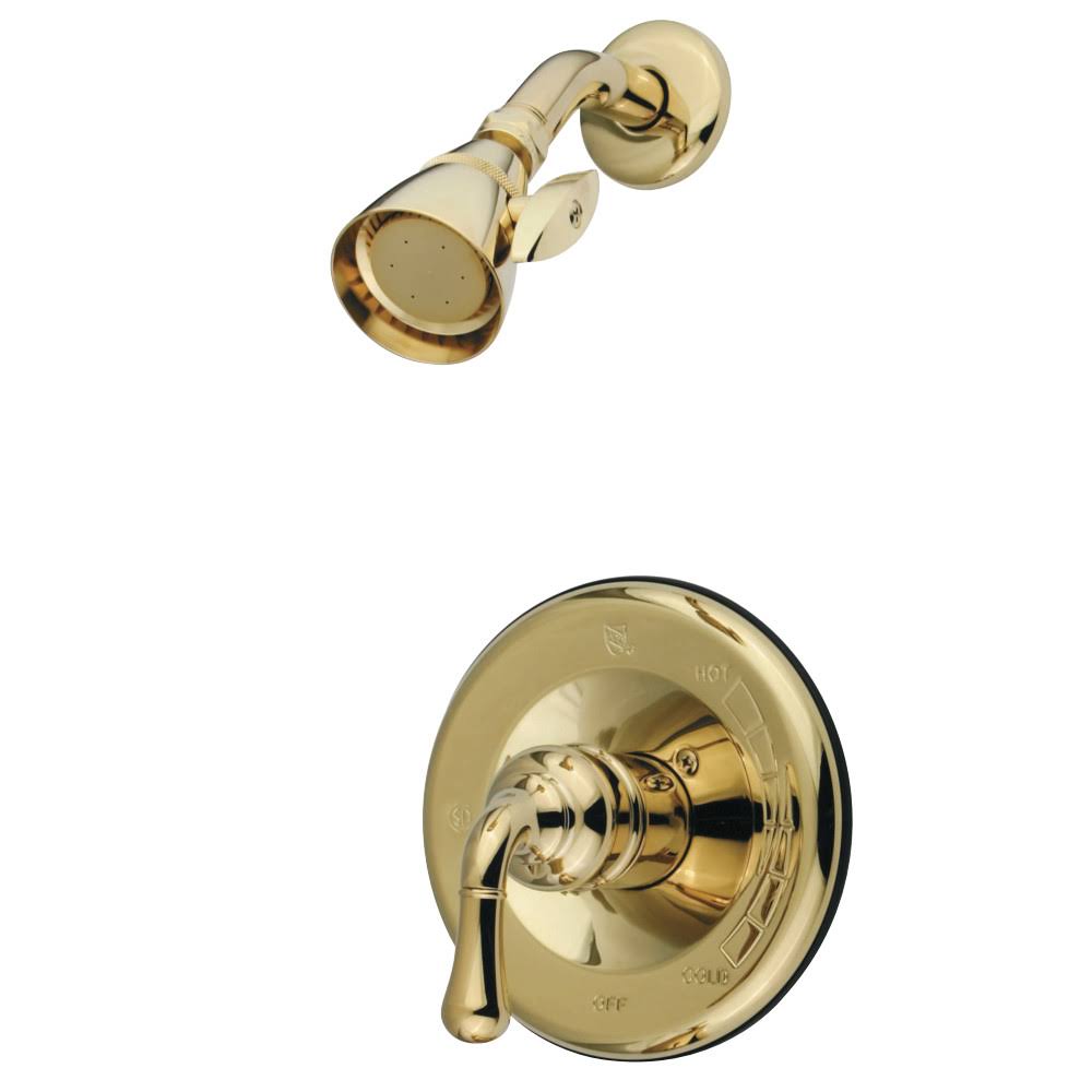 Polished Brass Single Handle Tub and Shower Faucet K995518