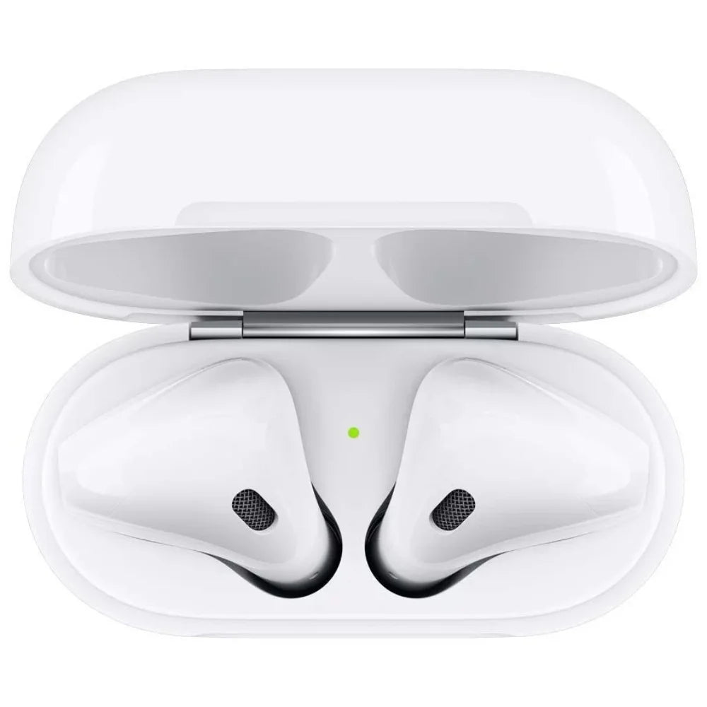 White Wireless Earbuds with Charging Case V365