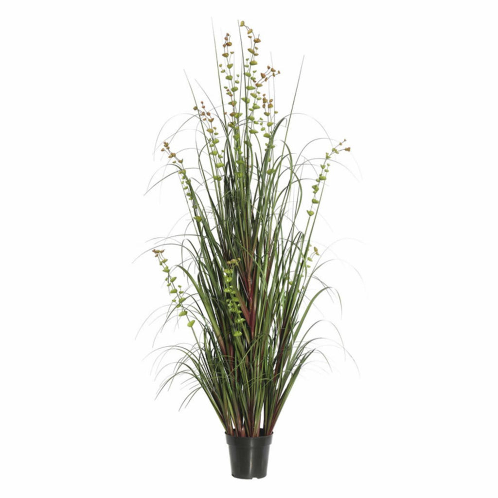 60x22 Artificial Potted Green Grass and Eucalyptus Z96271