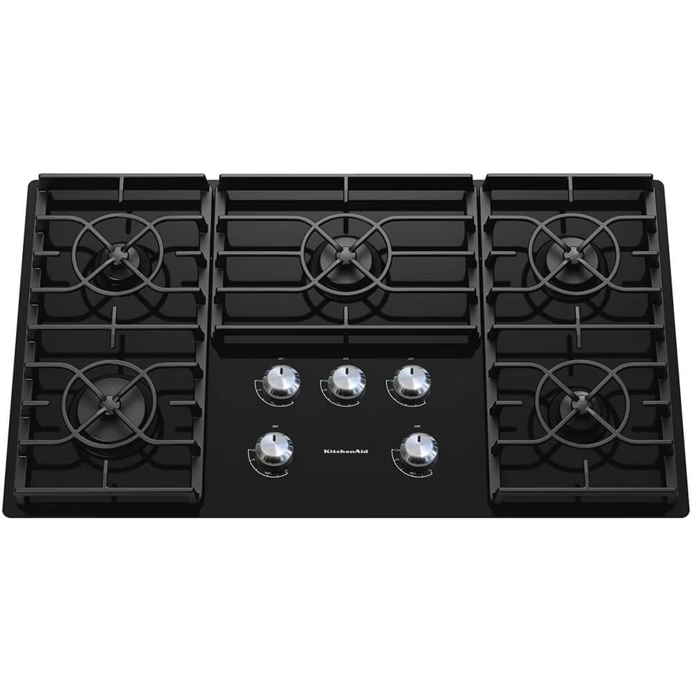 Black Gas Cooktop 5 Hobs U652