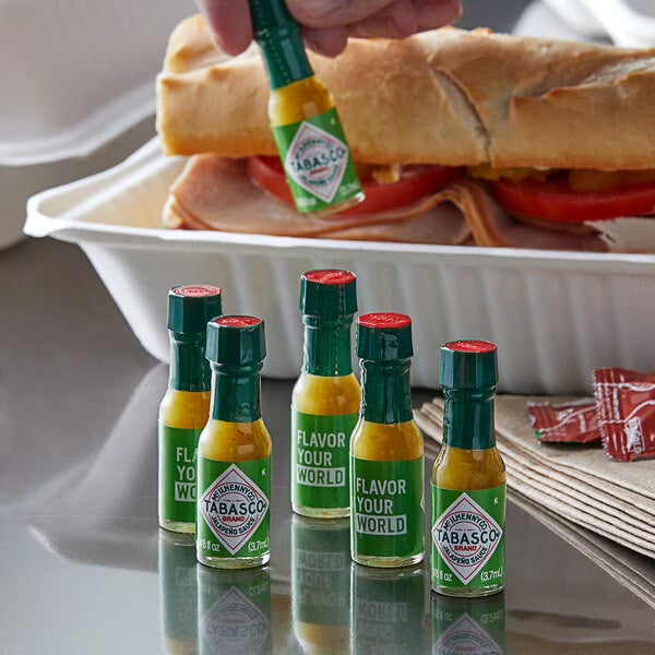 144 Per Case Miniature Green Pepper Sauce O681765