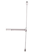 Vertical Rod Exit Device Grade 2 Aluminum Finish J1874