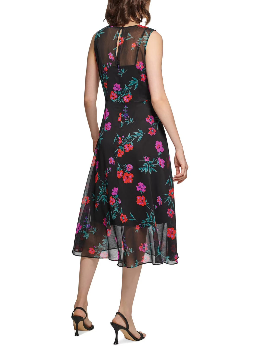 Surplice Midi Fit & Flare Dress O9795