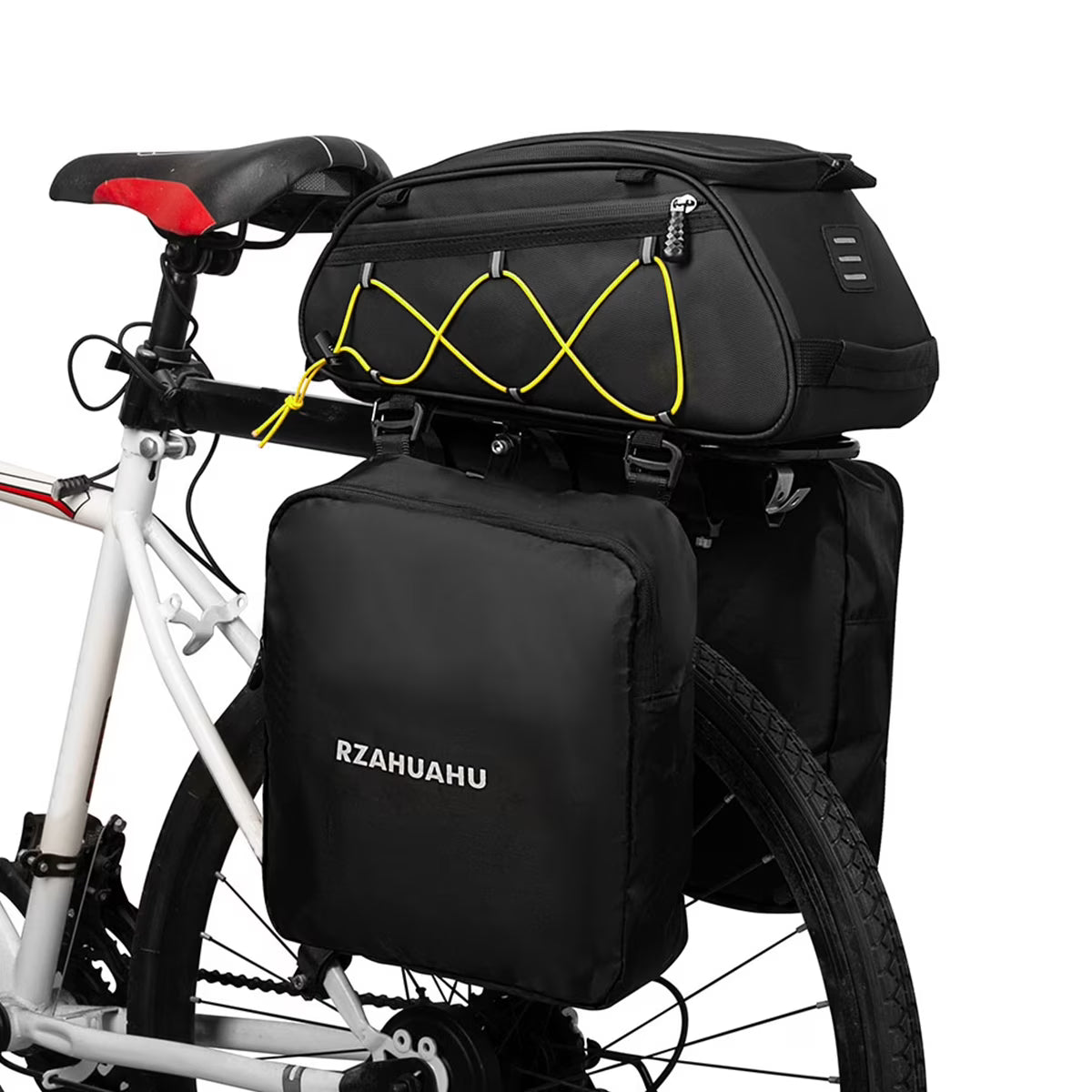 Bike Pannier Set 3 in 1 Rear Rack Bag with Hanging Side Bags R426
