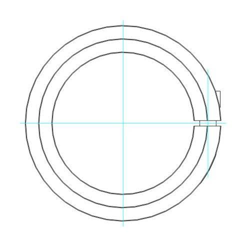 Shaft Collar, Clamp, 1Pc, 3-1/4 In, SS Z9574
