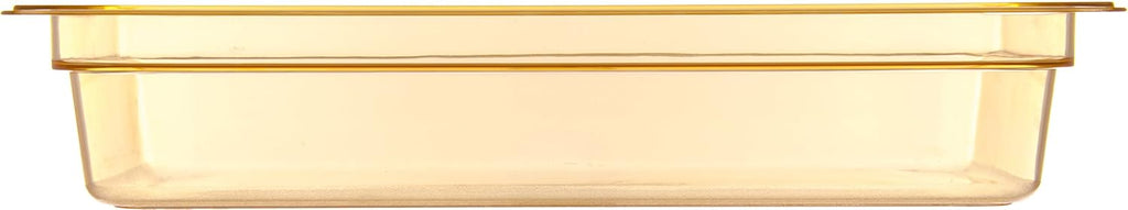 High-Heat Full-Size Food Pan, 12.7 qt, 20-3/4 x 12-3/4 x 4", Amber, Case of 6 W9797