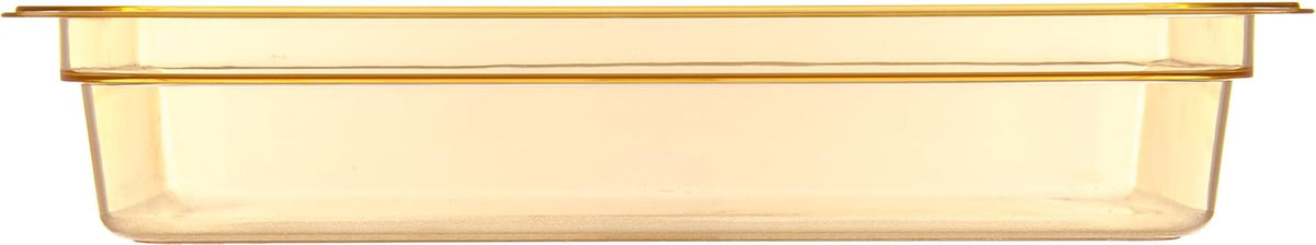 High-Heat Full-Size Food Pan, 12.7 qt, 20-3/4 x 12-3/4 x 4", Amber, Case of 6 W9797