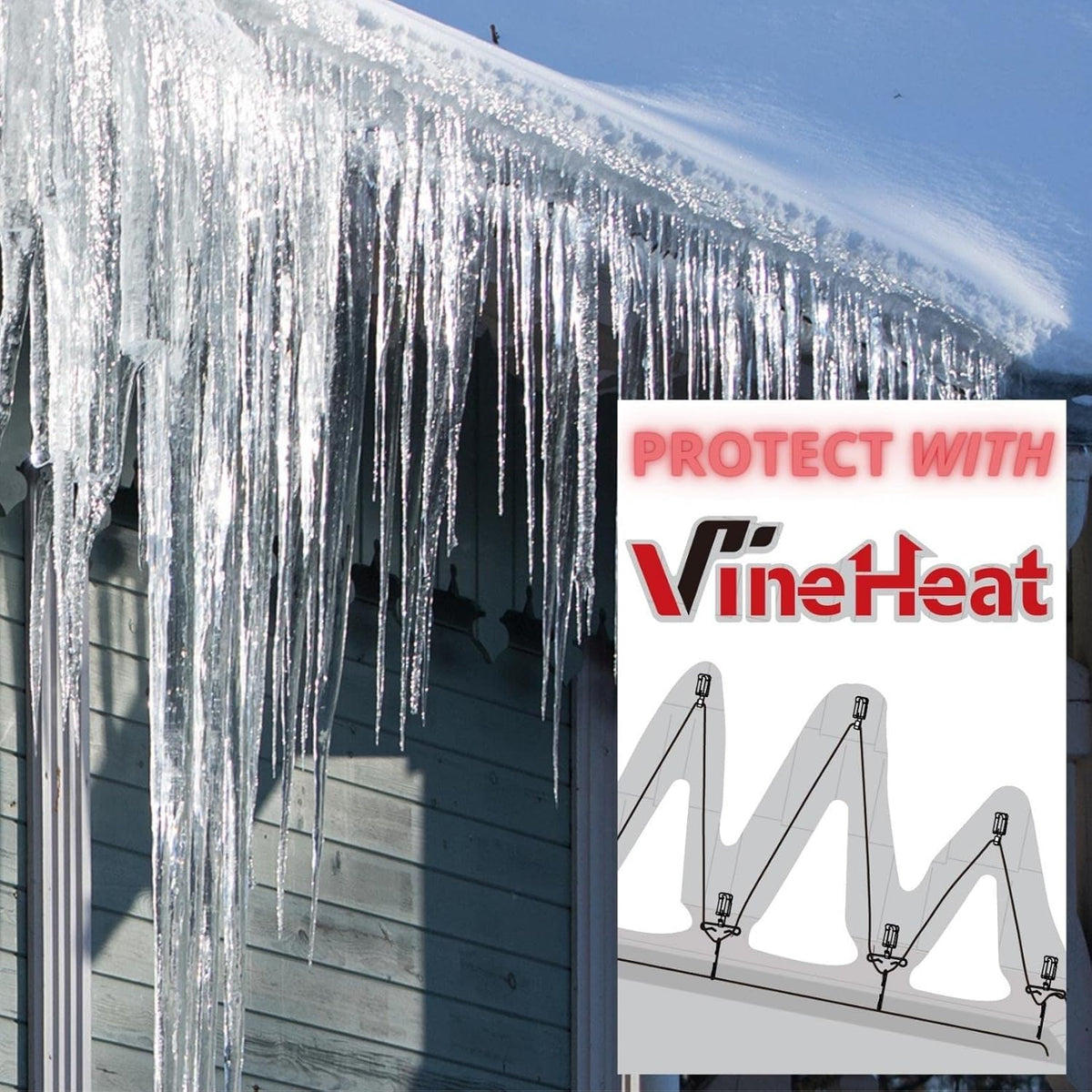 140 Ft De-Icing Cable for Roofs, Gutters and Downspouts U412921
