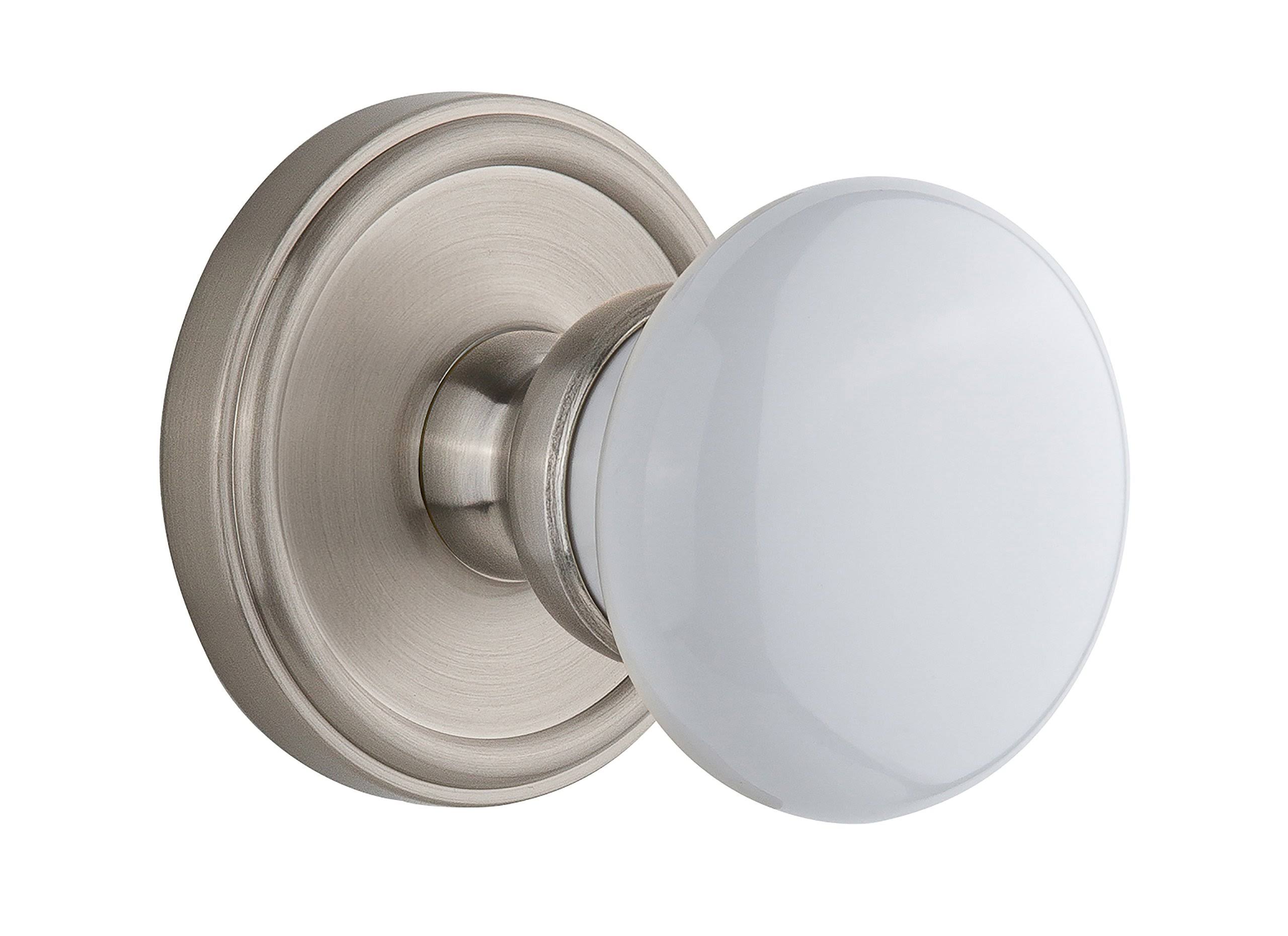 Satin Nickel Single Dummy Rosette O610670