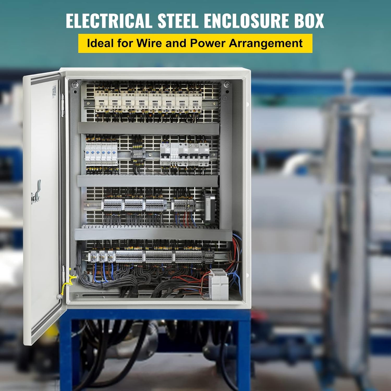 20 x 16 x 8'' NEMA 4X Steel Electrical Box with Mounting Plate G37110