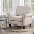 Beige Fabric Accent Chair R161