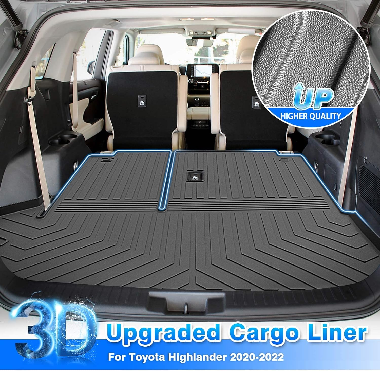 TPE Cargo Liner Trunk Mat Pack of 2 I156139