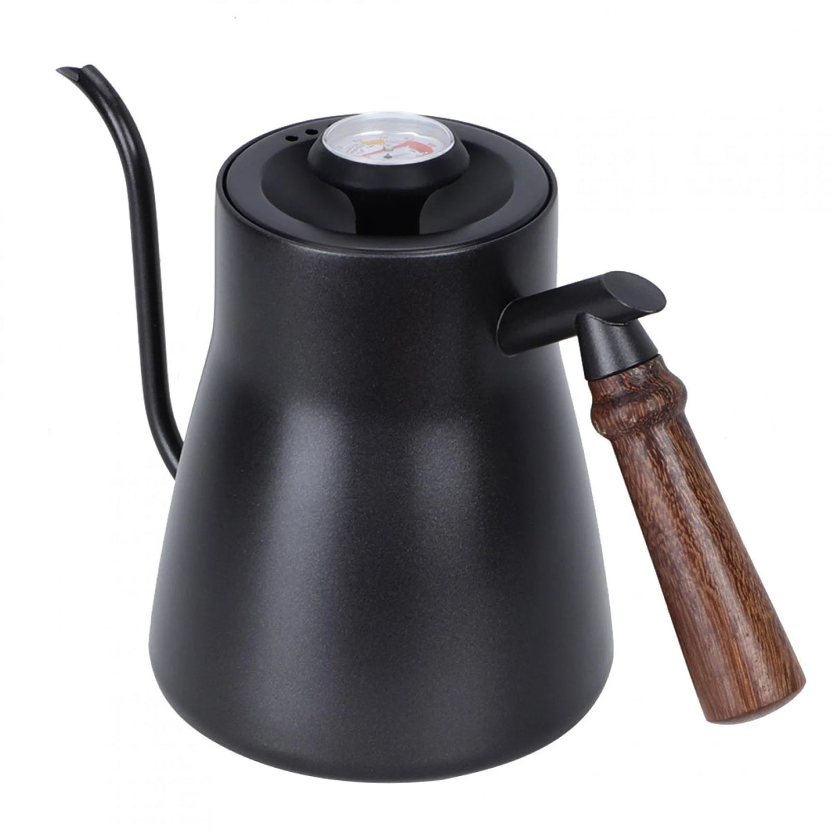 Thermometer Coffee Kettle with Wooden Handle J592