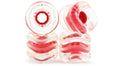 60mm 78A Clear with Red Hub Wheels M66124