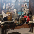 Skeleton Mermaid Pirate Couple Halloween Decorations B777