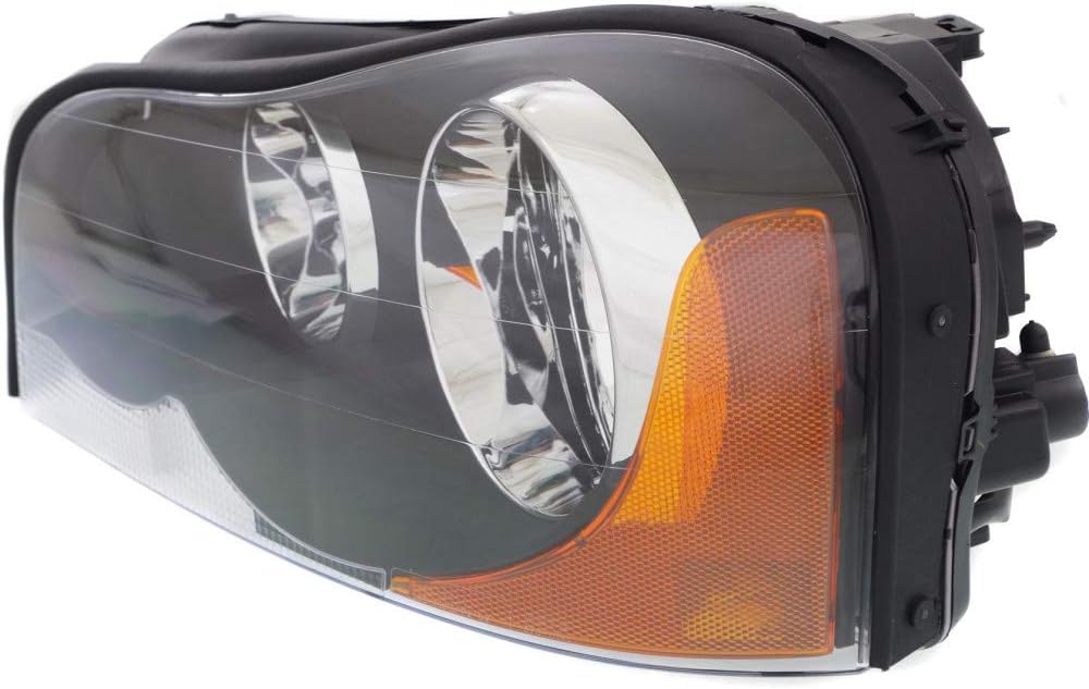 Headlight Assembly Driver and Passenger Side Halogen with Bulbs V451195