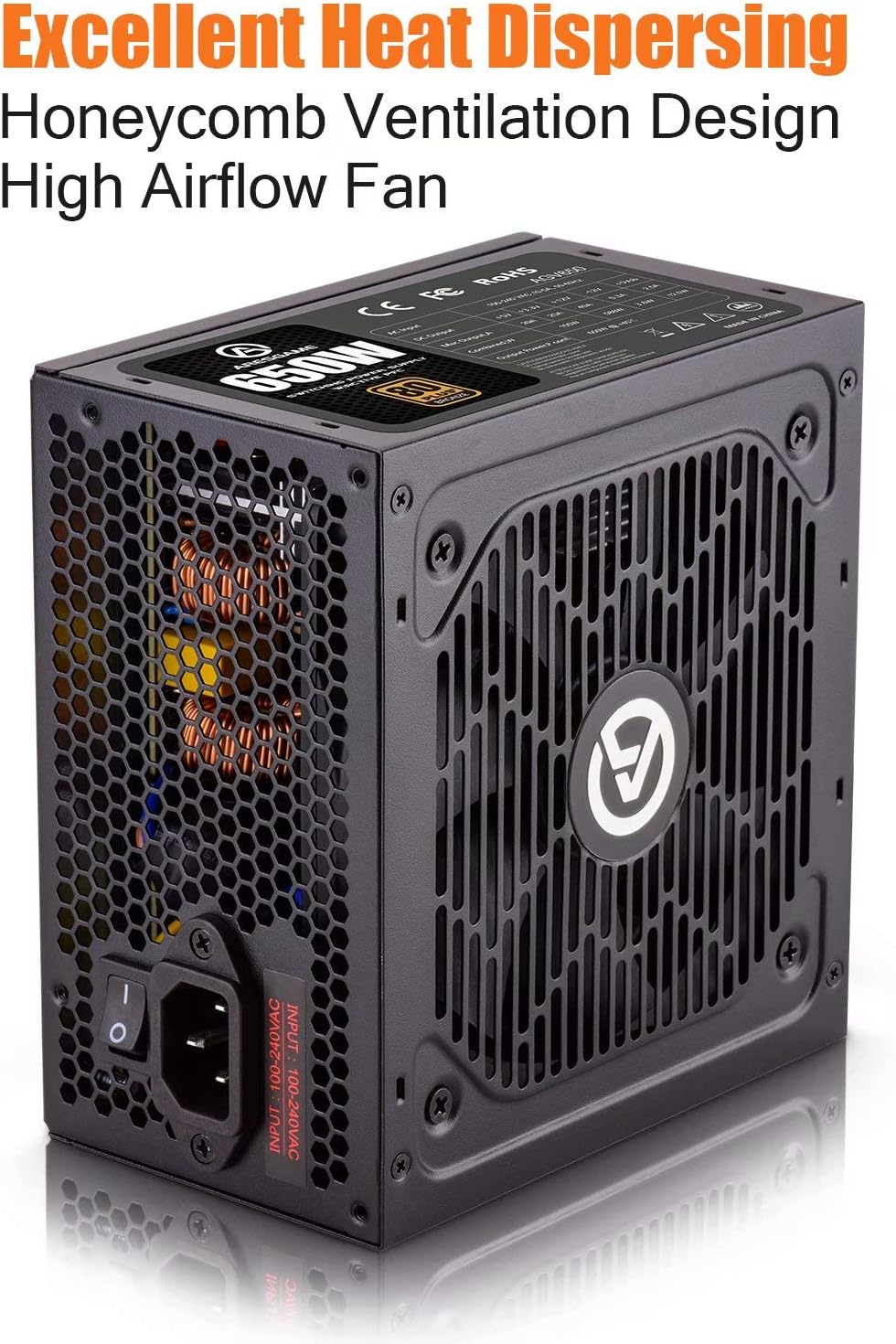 650W 80+ Bronze Certified Power Supply Pack of 2 B146628