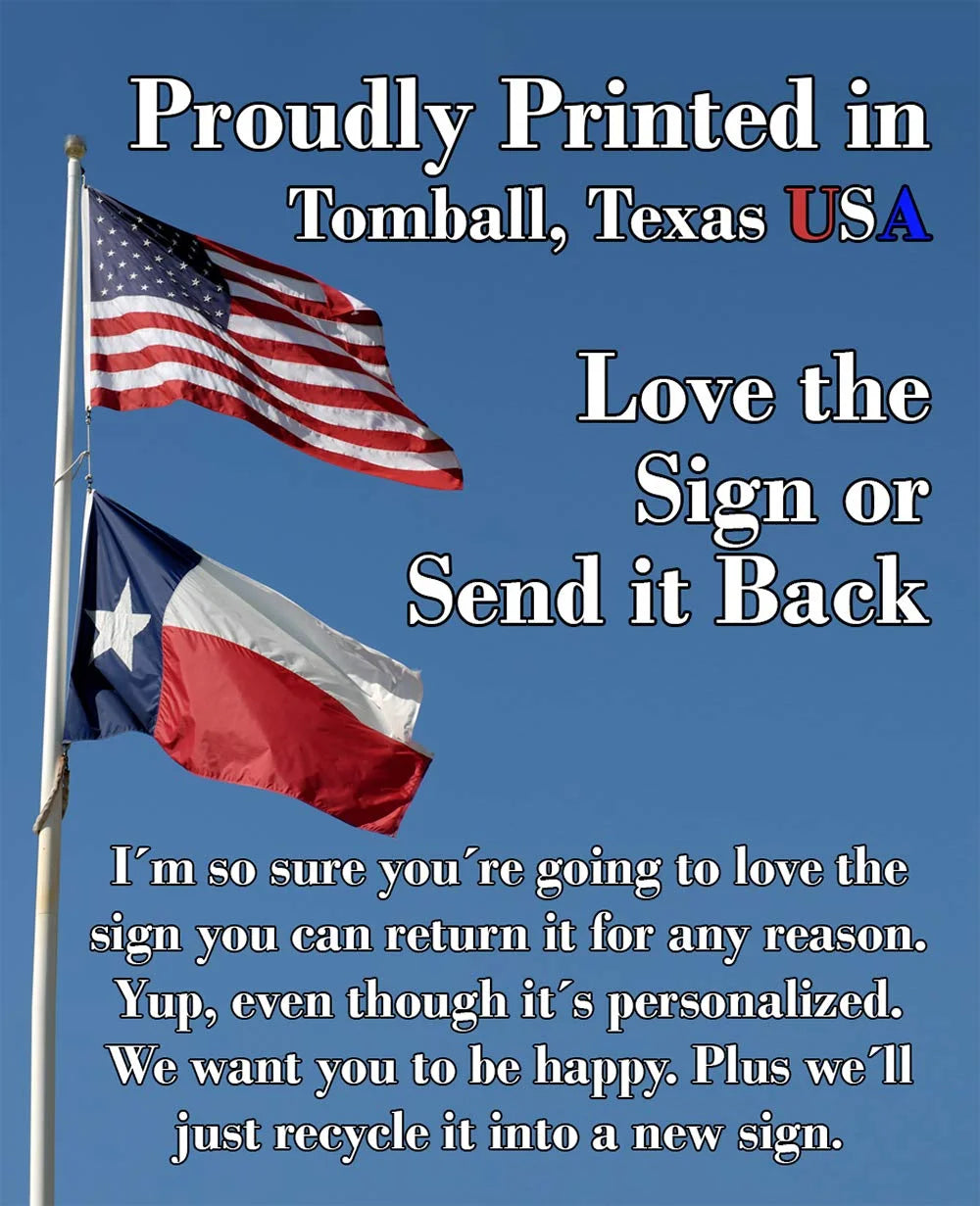 Metal Sign 12" x 18" H291904