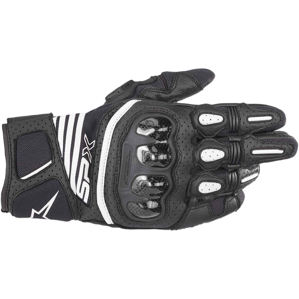 Black White Carbon Gloves M23102