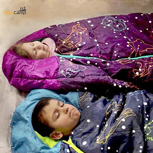 Glow-in-The-Dark Mummy Style Kids Sleeping Bag I68504