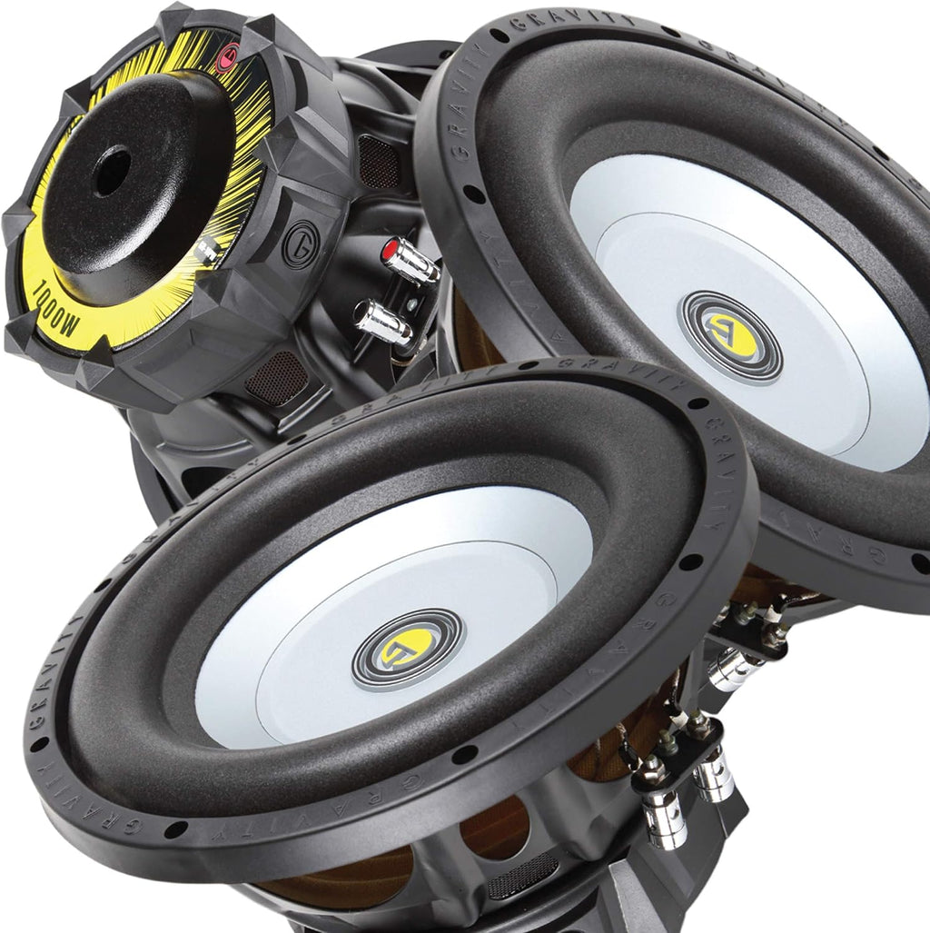 Pair of 10 Inch 2000 Watt Car Audio Subwoofer 4 Ohm J64387