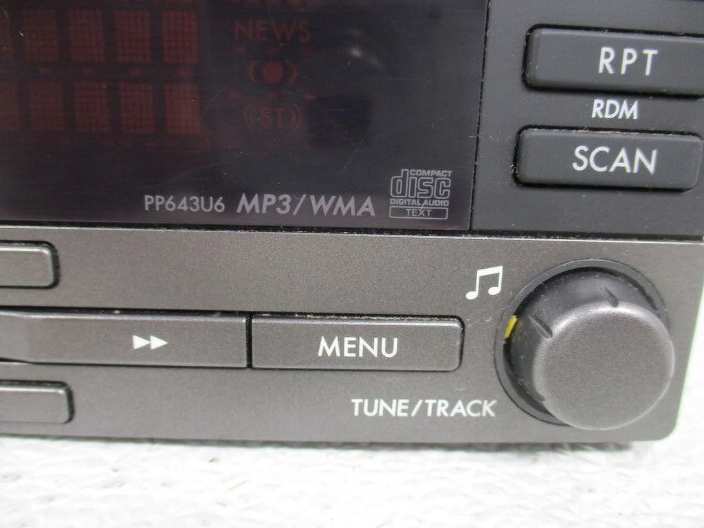 2009-2013 Subaru Forester MP3 6 CD Audio Satellite Radio Receiver OEM T5952