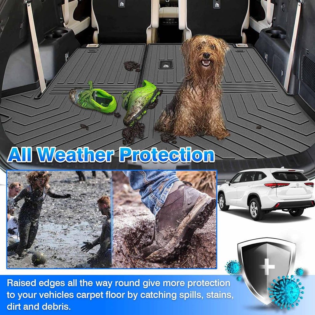TPE Cargo Liner Trunk Mat Pack of 2 I156139