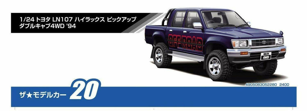 1/24 Toyota LN107 Hilux Pickup Double Cab 4WD D770