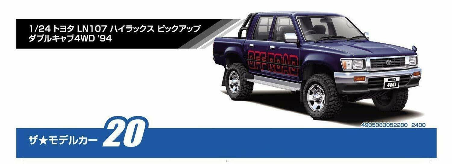 1/24 Toyota LN107 Hilux Pickup Double Cab 4WD D770