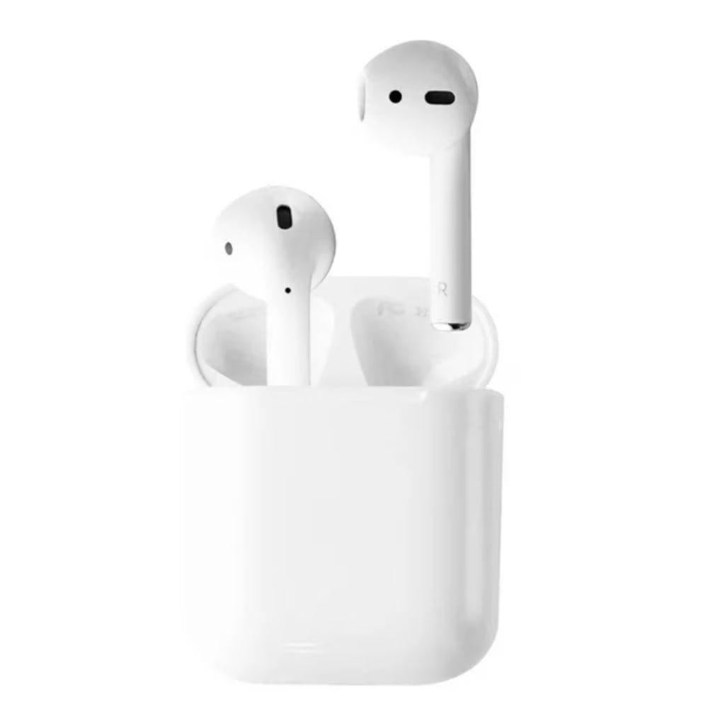 White Wireless Earbuds with Charging Case V365