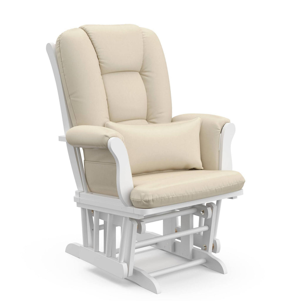 White Glider and Ottoman Y60225
